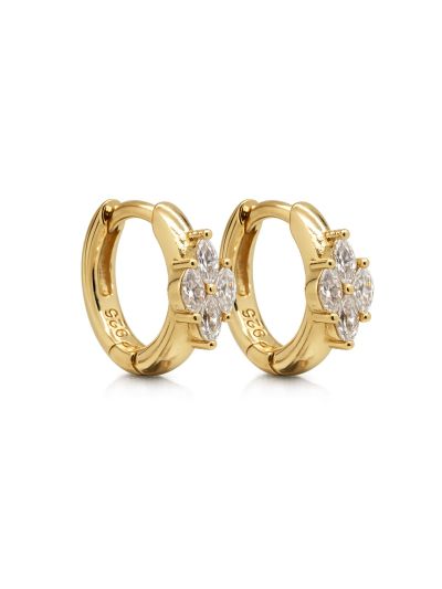 Hinged Hoops Zirconia Keet 12MM