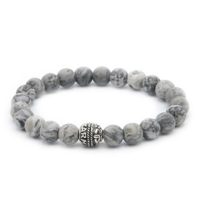 Silver Bead Matthy 8MM