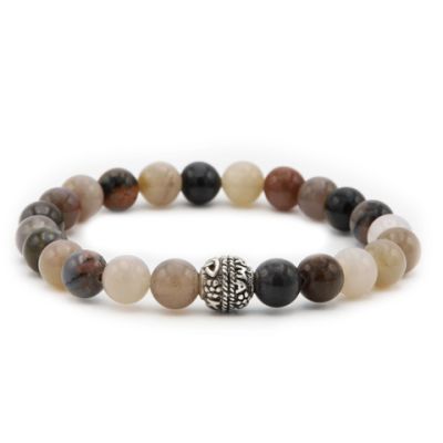 Silver Bead Leon 8MM