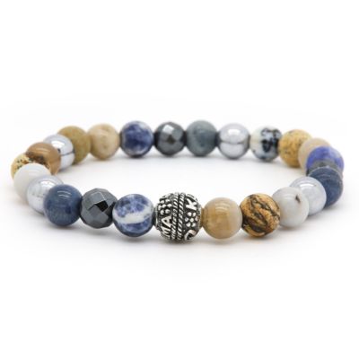 Silver Bead Vince 8MM