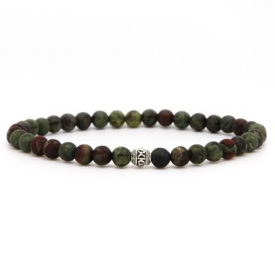 DARK FOREST Silver Logo Bead 6MM