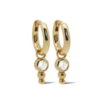 Hinged Hoops Nina Dot