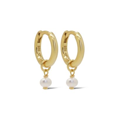 Hinged Hoops Pixie Pearl 
