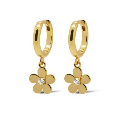 Hinged Hoops Sophia Flower