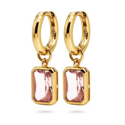 Hinged Hoops Liv Wine Red