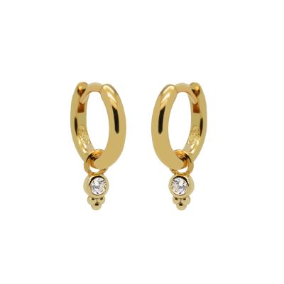 Hinged Hoops Zirconia Sylvie