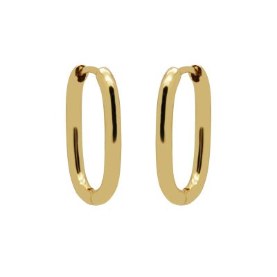 Hinged Hoops Dea Plain Square