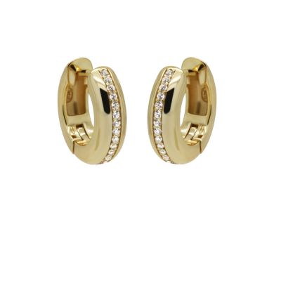 Hinged Hoops Ellinor Zirconia 15MM