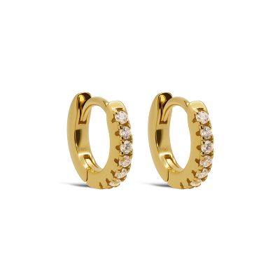 Hinged Hoops Zirconia Beau 10MM