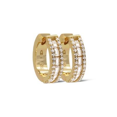 Hinged Hoops Julia Zirconia 14MM
