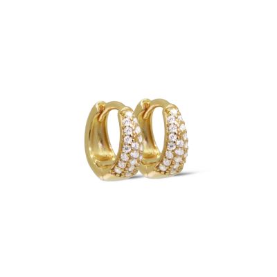 Hinged Hoops Mays Zirconia 12MM