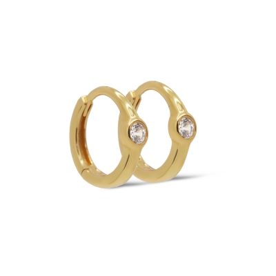 Hinged Hoops Tillie Zirconia 12MM