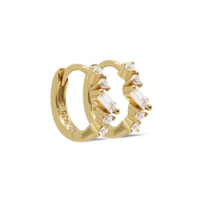 Hinged Hoops Jilly Zirconia 12MM