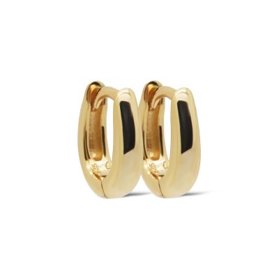 Hinged Hoops Plain Rosie 10MM