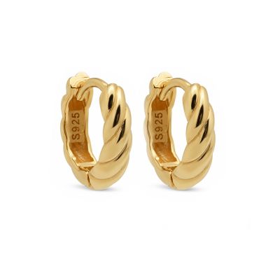 Hinged Hoops Joya Twisted 12MM