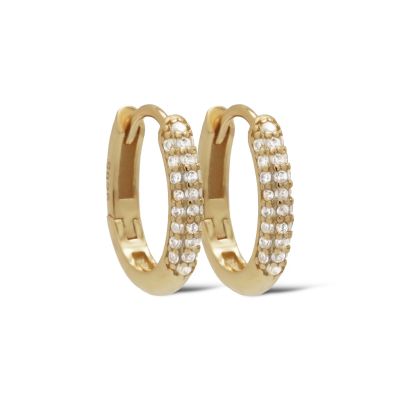 Hinged Hoops Romie Zirconia 16MM