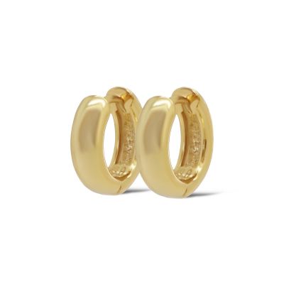 Plain Hinged Hoops Cherry 12MM