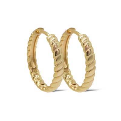 Hinged Hoops Lilia Swirl 20MM 