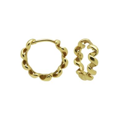 Hinged Hoops Ilia Swirl 13MM