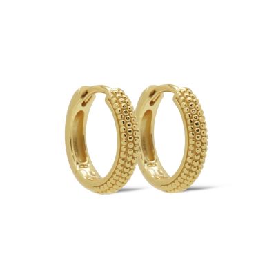 Hinged Hoops Alaia Dots 14MM