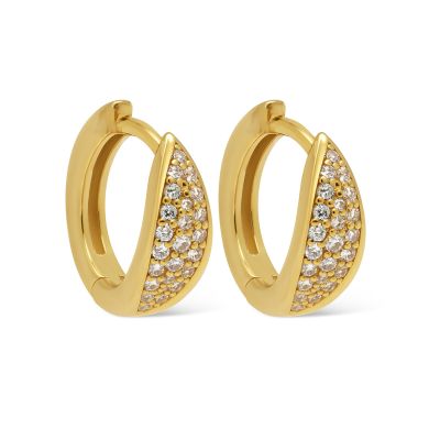 Hinged Hoops Rowen Zirconia 16MM