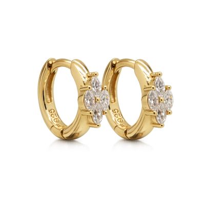 Hinged Hoops Zirconia Keet 12MM