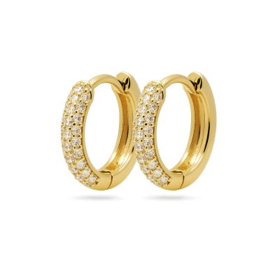 Hinged Hoops Florien Zirconia