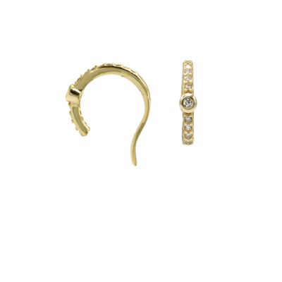 Earcuff Zirconia Middle Dot 