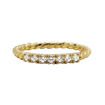 Ring Twisted Zirconia 