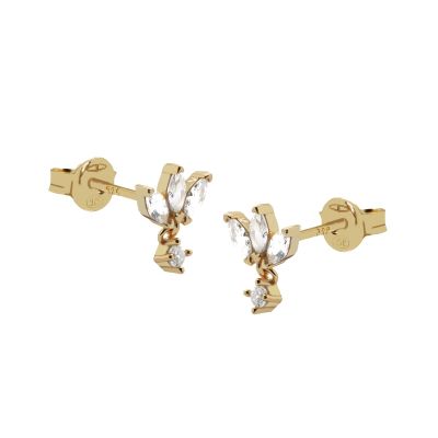 Karma Zirconia Symbols Triple Flower Oval
