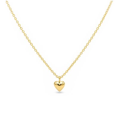 Necklace Plain 3D Heart