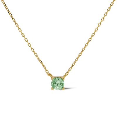 Necklace Tess Zirconia Ocean Green