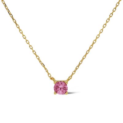 Necklace Tess Zirconia Fuchsia