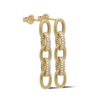 Symbols XL Ribbed Zirconia Chain